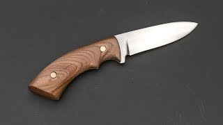 Knife making: Making a hunting knife using basic, cheap tools