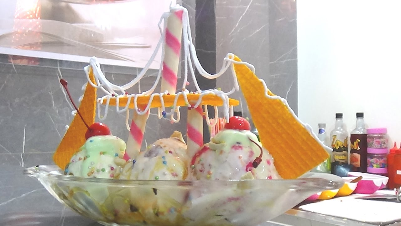 Amazing Ice Cream Decoration Ideas| Ship Decoration |Ice Creams | Titanic Ship | Tasty Ice Cream | Street Food Zone