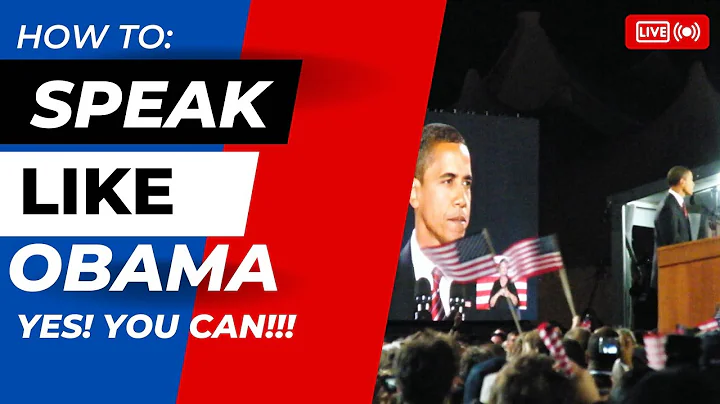 3  public speaking techniques Obama used the best presidential speech in History.