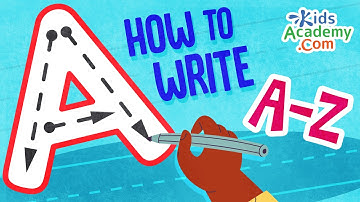How to Write Uppercase and Lowercase ABC. Kids Academy