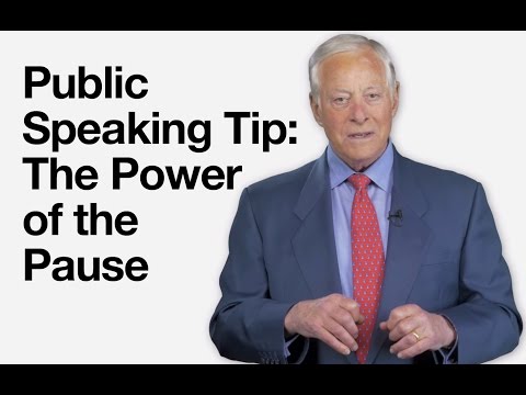 Public Speaking Tip  The Power of the Pause