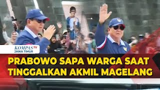 Detik-Detik Presiden Prabowo Tinggalkan Akmil Magelang & Sapa Warga dari MV3 Garuda Pindad