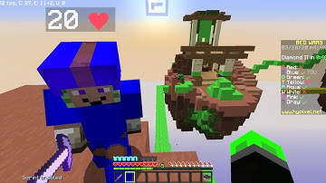 1 hour of  bedwars of hackers in hypixel