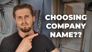 How to choose a great construction company name? | Construction company name ideas