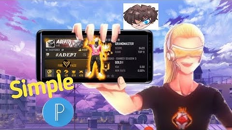 How To Edit Video Thumbnail Like Ruok FF☑️|Adept FF