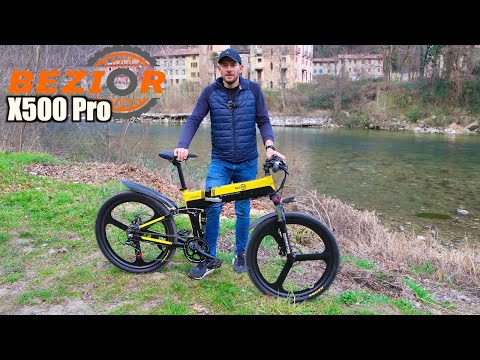 Bici elettrica BEZIOR X500 Pro Economica, leggera e veloce !