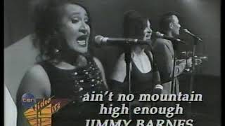 Vignette de la vidéo "Jimmy Barnes - Aint No Mountain High Enough (1992)"