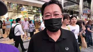 うらのじん　石丸伸二　福岡街宣　博多口前広場