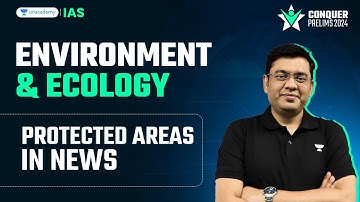 Conquer Prelims 2024: Protected Areas in News |Environment by Mukesh Jha | UPSC Prelims Crash Course