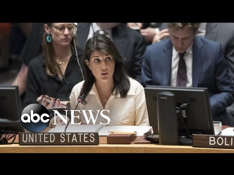 Haley leaves as Palestinian ambassador begins to speak at the UN