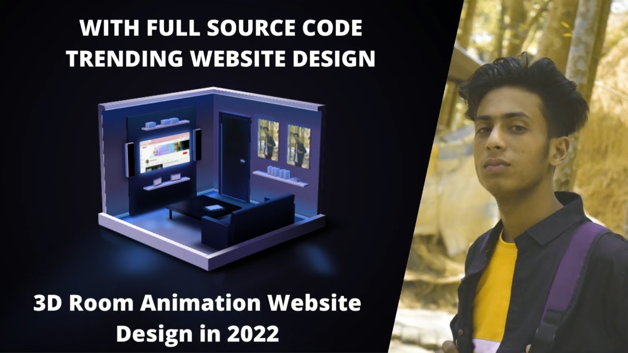 3D Room Animation Website Design in 2022 with full source code by  jishaansinghal - YouTube