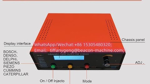 CRI205 High pressure cr common rail injector tester simulator