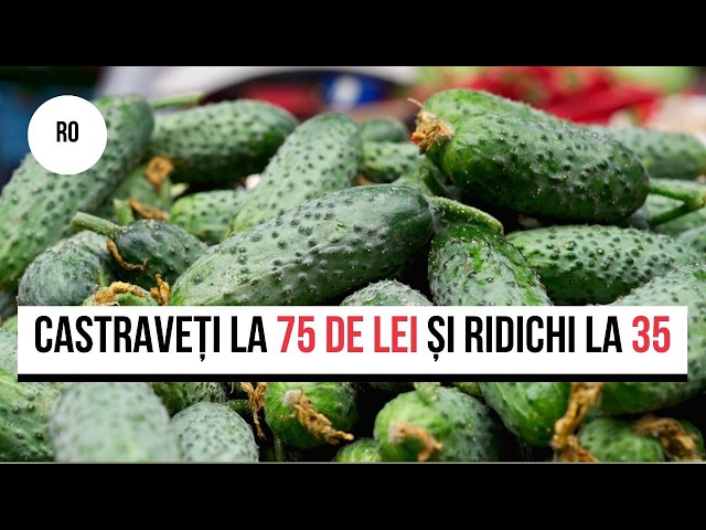 Castraveți la 75 de lei și ridichi la 35: primele legume moldovenești au apărut pe piață
