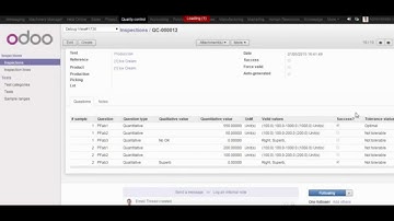 Odoo Programa Software para Control de Calidad ISO. Openinnova