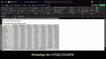 Excel 2021 In Practice -Ch 1 Independent Project 1-4|SIMnet Assignment| Excel 2021 In Practice 1-4