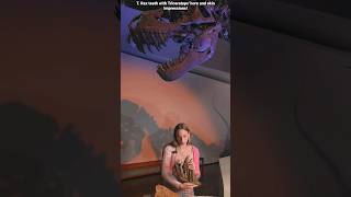 Check out Triceratops' horn and skin impressions and how T. Rex teeth grew!