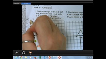 Dilations Scale factor greater than 1