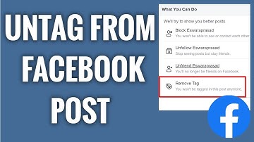 How To Untag Yourself From Facebook Posts In 2022