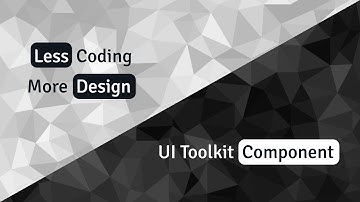 Less Coding More Design in Unity ! UI Toolkit Component Trailer