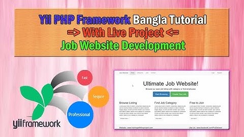 Yii PHP Framework Bangla Tutorial (Project Overview)
