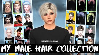 My FULL Male Hair CC Collection! ( CC Links!) | Sims 4