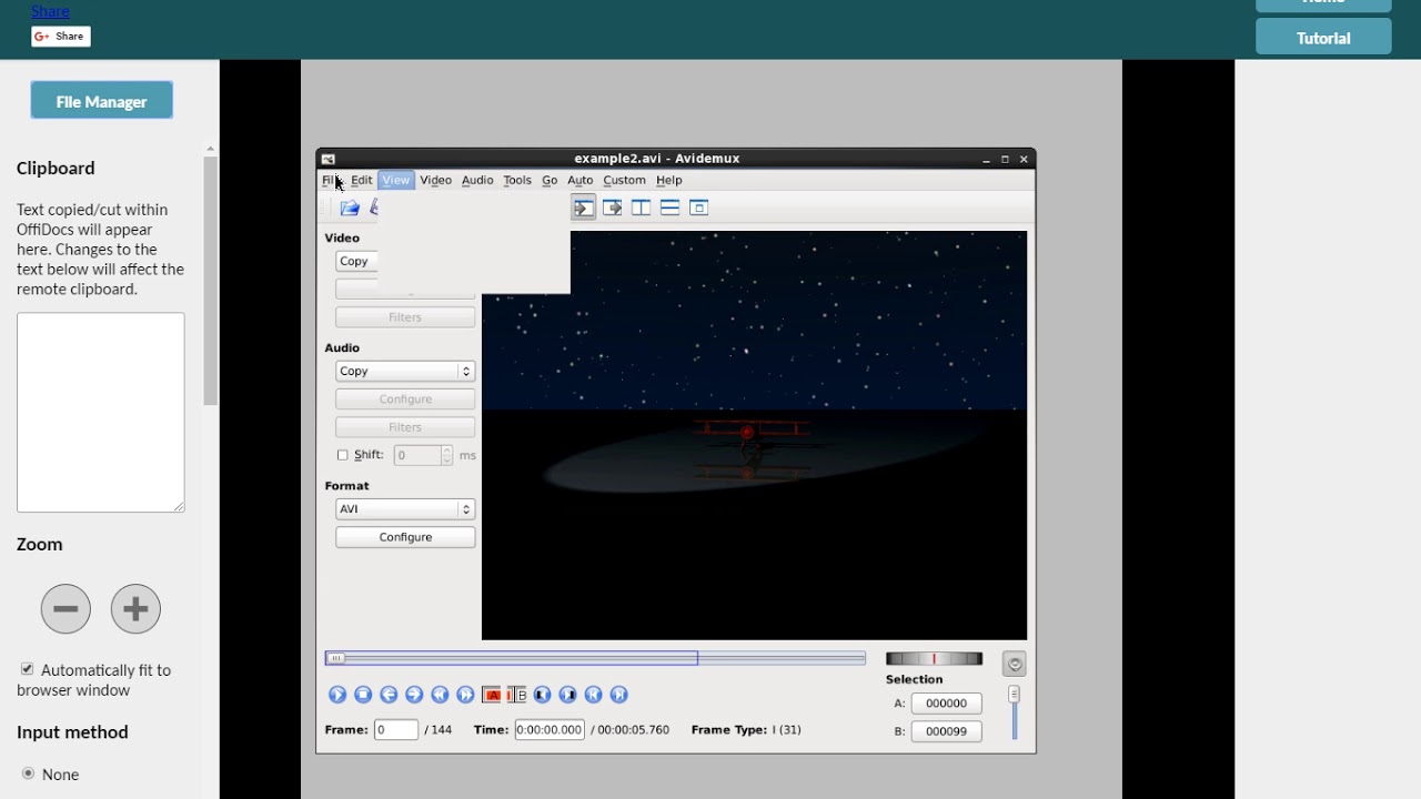 avidemux online avidemux online