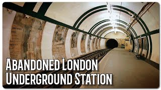 Abandoned Aldwych London Underground Station.