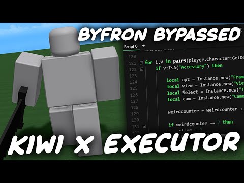 Kiwi X FREE Byfron Bypassed Script Executor Tutorial - ROBLOX EXPLOITING