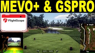 Playing GSPro Golf Simulator Software with Flightscope Mevo Plus (TPC Sawgrass) screenshot 1