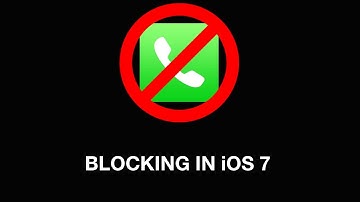Blocking Contacts in iOS 7 - Did You Know?