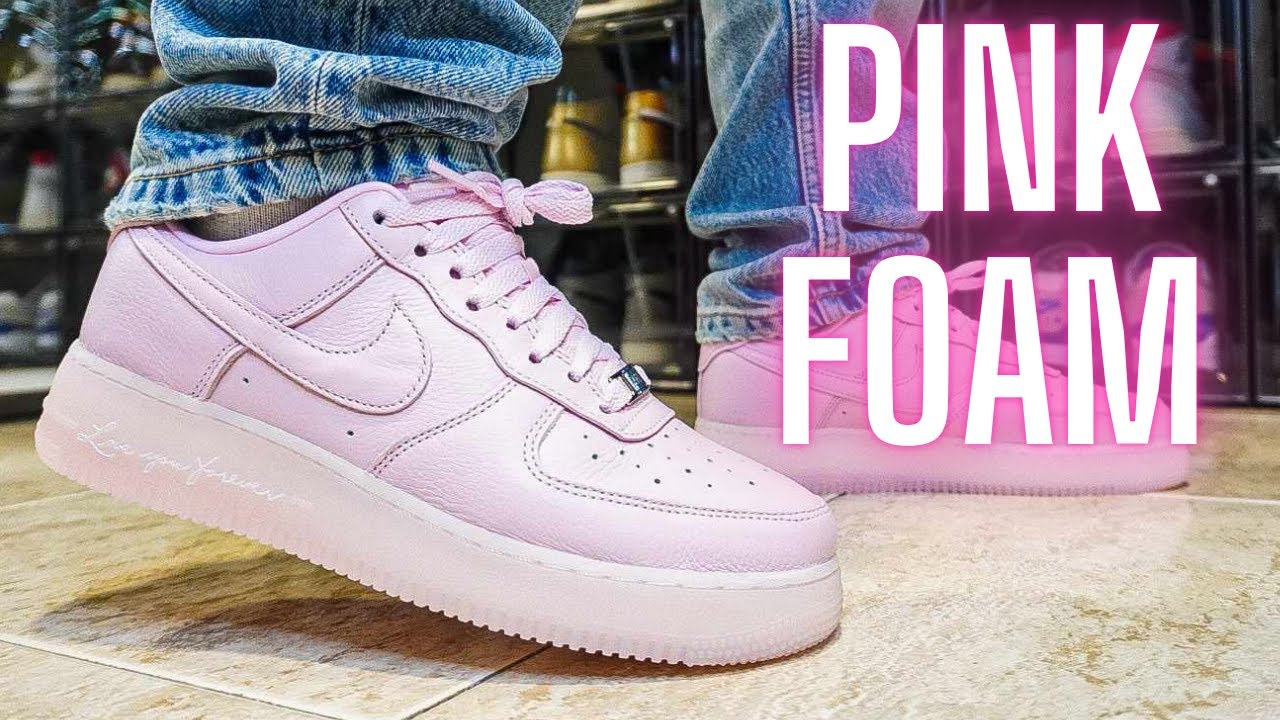 EARLY REVIEW EL PROXIMO COLORWAY DE AF 1 NOCTA FOAM PINK - YouTube