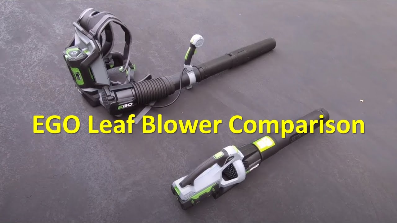 Electric Cordless Leaf Blowers (EGO), backpack or handheld ? YouTube