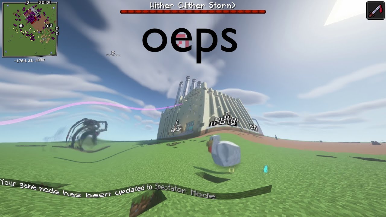 how fast does the wither storm grow up in an oil factory YouTube