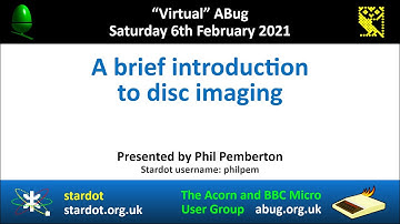 ABug 11 - A brief introduction to disc imaging (Phil Pemberton) Preservation Greaseweazle/Cryoflux