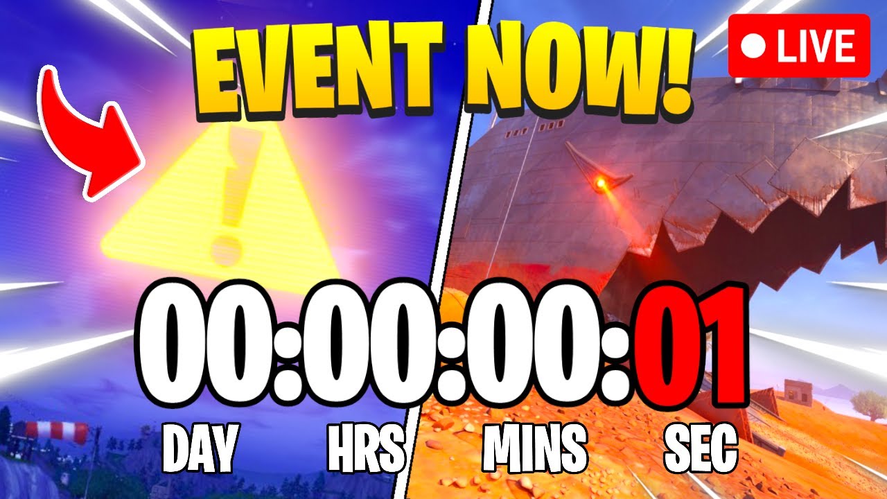 FORTNITE INGAME EVENT COUNTDOWN LIVE🔴 24/7 & Ingame Event Right Now