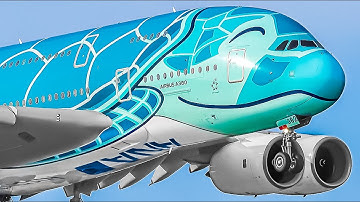 ✈️ 80 AIRBUS A380 TAKEOFFS & LANDINGS 🌎 Ft. ALL 16 AIRLINES of the WORLDS BIGGEST PASSENGER PLANE