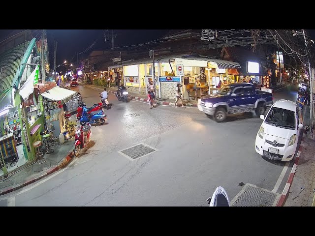 🔴 Piri Piri Mediterranean Bar & Grill | Lamai | Koh Samui | Thailand | Live Street Webcam | 4K