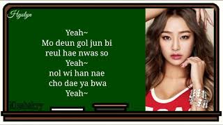 HYOLYN_ 'Say My Name' (easy lyrics).