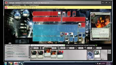 Android: Netrunner Weyland Diagnostics vs Gabe OCTGN