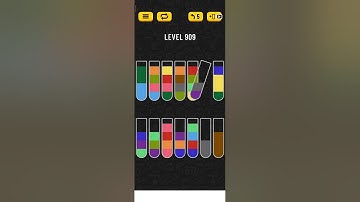 water sort puzzle - level 909