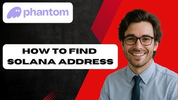 Finding Solana Address on phantom wallet  How to find Solana Address on Phantom wallet (full guide)