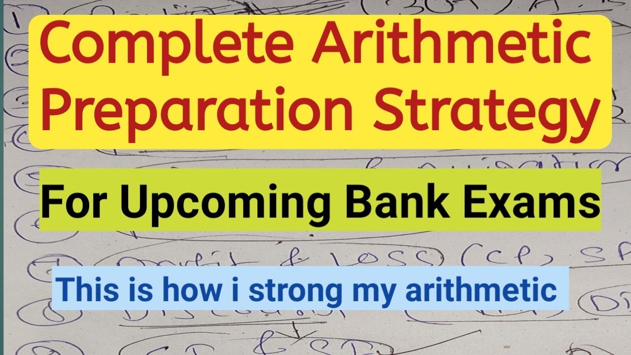 How to prepare Arithmetic for Bank exams | with source | sequence of ...