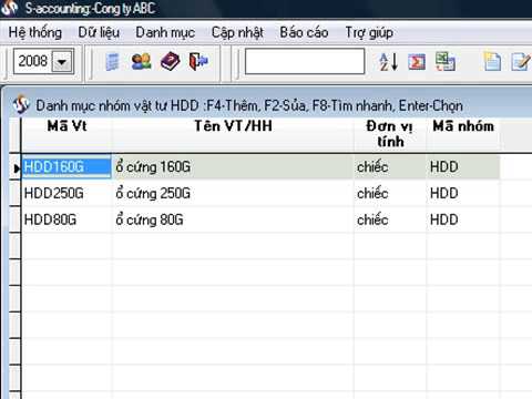 Tồn kho đầu kỳ phần mềm kế toán S-accounting