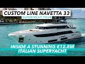 Custom Line Navetta 33 yacht tour | Inside a stunning €12.8m Italian superyacht | MBY