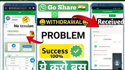I make money automatically on GoShare with WhatsApp and now I invite
