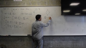 Proof of integration theorem for conservative vector fields