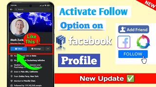 How To Activate Follower Option on Facebook Account | Facebook professional mode 🔥 New update