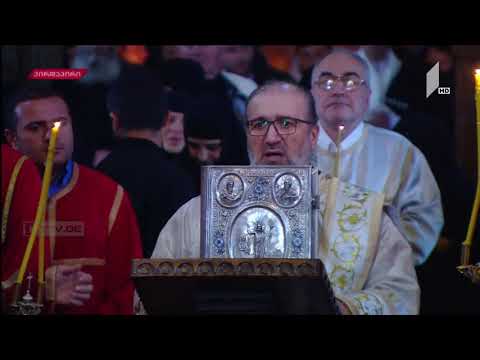 სვეტიცხოვლობას წაკითხული სამოციქულო და სახარება. 14.10.18