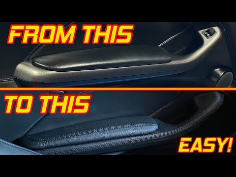 Door Armrest Removal & Wrap With Custom Leather Covers On BMW E46 M3 DIY Install