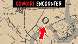 The only cowgirl encounter I missed until my 4th playthrough - RDR2